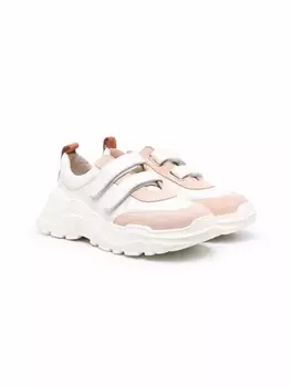 Bonpoint массивные кроссовки Ace на липучках, белый