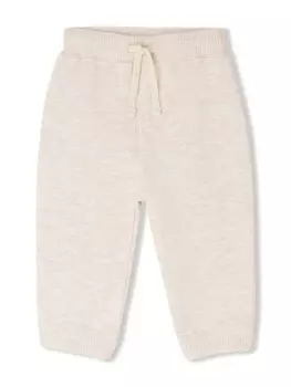 Bonpoint меланжевые брюки Bambo, нейтральный цвет