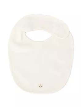 Bonpoint однотонный нагрудник, белый