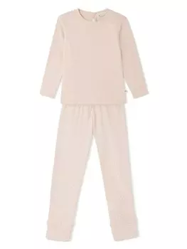 Bonpoint пижама Twinkle из органического хлопка с принтом, розовый