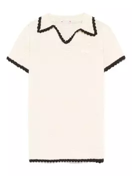 Bonpoint платье Elaine, нейтральный цвет