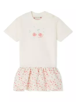 Bonpoint платье Felice, нейтральный цвет