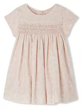 Bonpoint платье с цветочным принтом, розовый