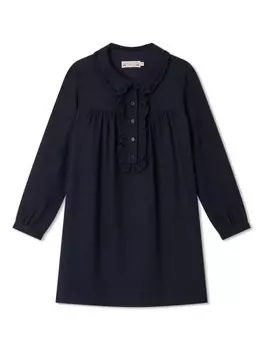 Bonpoint платье с длинными рукавами, синий