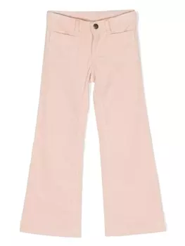 Bonpoint расклешенные брюки Junon, розовый