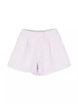 Bonpoint расклешенные шорты с эластичным поясом, розовый