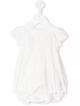 Bonpoint ромпер с вышивкой, белый