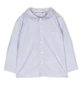 Bonpoint рубашка в полоску, серый