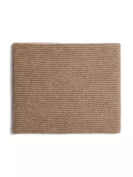 Bonpoint шарф в рубчик, нейтральный цвет