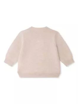 Bonpoint шерстяной джемпер Almire, нейтральный цвет