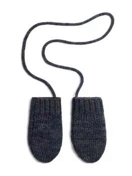 Bonpoint шерстяные варежки Thuri, синий