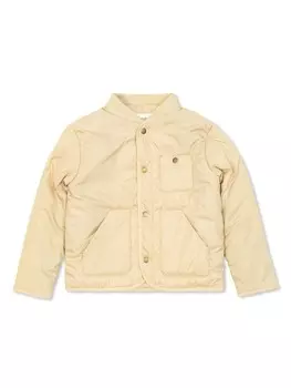 Bonpoint стеганый пуховик, нейтральный цвет