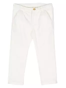 Bonpoint Stephen slim-cut trousers, белый