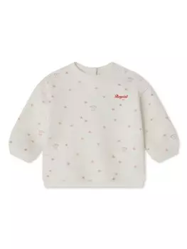 Bonpoint толстовка Dady с принтом, белый