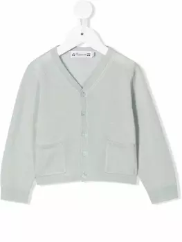 Bonpoint трикотажный кардиган Tahiel, зеленый