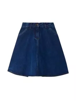 Bonpoint юбка Gingia, синий