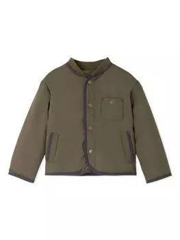 Bonpoint утепленная куртка-бомбер Graham, зеленый