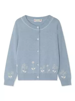 Bonpoint вязаный кардиган, синий