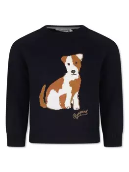 Bonpoint вязаный свитер для собак, синий