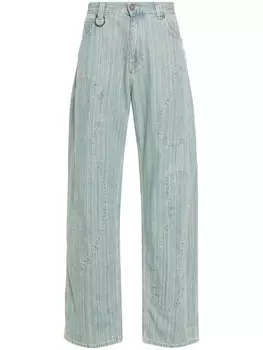 Bonsai джинсы с нашивкой, синий