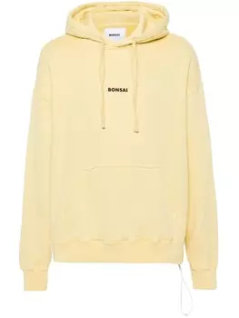 Bonsai худи с логотипом, желтый