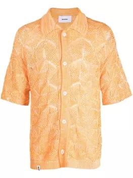 Bonsai кардиган рыхлой вязки с короткими рукавами, оранжевый