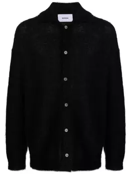 Bonsai кардиган с нашивкой-логотипом, черный