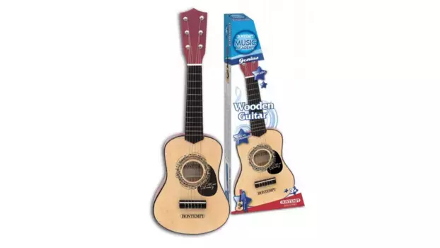Bontempi Классическая деревянная гитара.