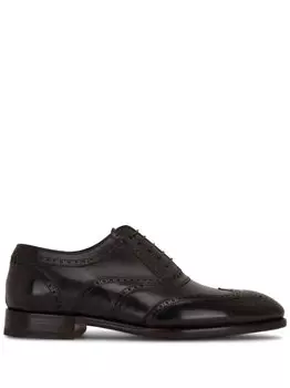 Bontoni глянцевые броги, коричневый