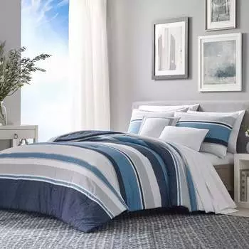Бонусный набор Nautica Westport Navy King Comforter-Sham, цвет Assorted B