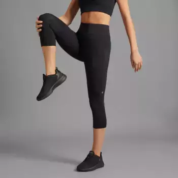 Boomerang Женские тренировочные колготки-капри, чёрный