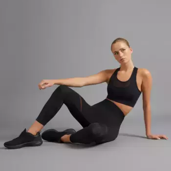 Boomerang женский сетчатый тренировочный топ, чёрный