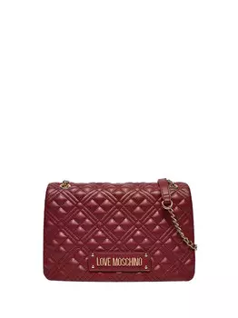 Бордо женская сумка через плечо Moschino