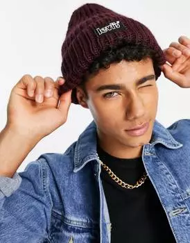 Бордовая шапка Levi's с небольшим логотипом