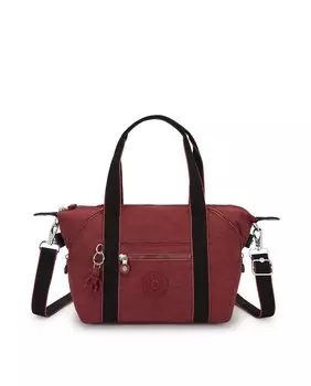 Бордовая сумка через плечо на молнии Kipling, бордо