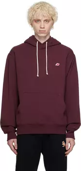 Бордовая толстовка New Balance Made In USA Core
