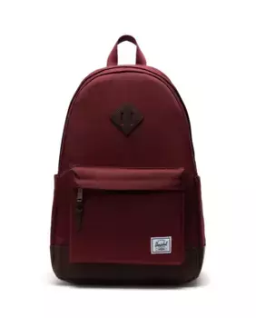 Бордово-коричневый экологически чистый унисекс рюкзак объемом 24 л с чехлом для ноутбука Herschel, цвет Granate