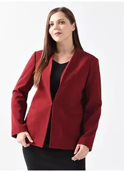 Бордово-красная женская стеганая куртка Selen