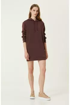 Бордово-красное мини-платье Network, бордовый