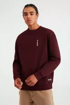 Бордово-красный свитшот Fam Comfort GRIMELANGE, бордовый