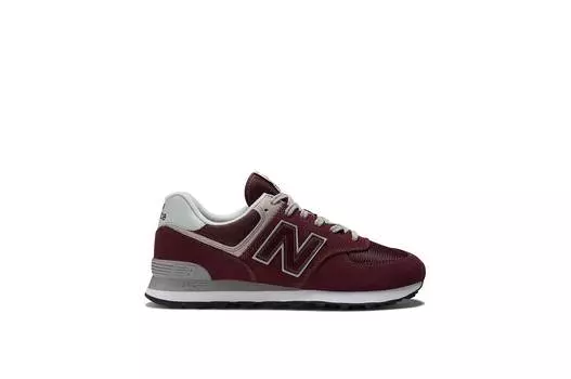 Бордовые кроссовки New Balance 574