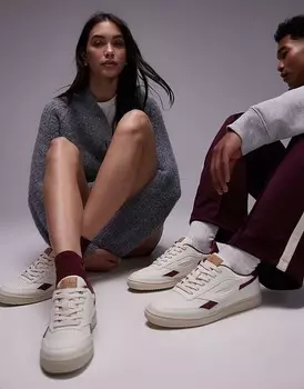 Бордовые кроссовки унисекс Saye Vegan Modelo '89