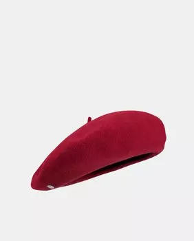 Бордовый берет из мериносовой шерсти во французском стиле Laulhre, бордо