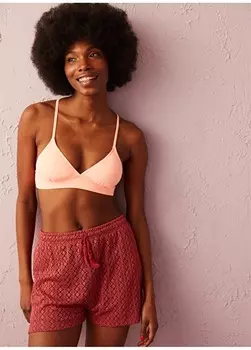 Бордовый женский купальник-шорты Penti