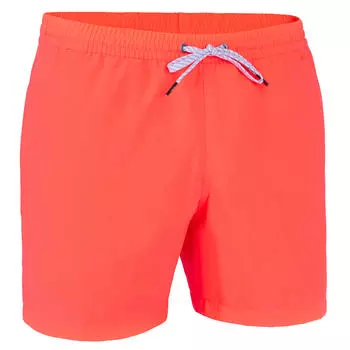 Бордшорты короткие мужские оранжевые QUIKSILVER, неоновый кроваво-оранжевый