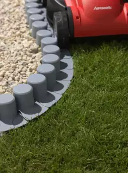 Бордюр для грядки Просперпласт Prosperplast Д/400х6,5х11 см, цвет anthrazit