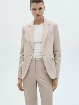 Бореальный блейзер Mango, бежевый