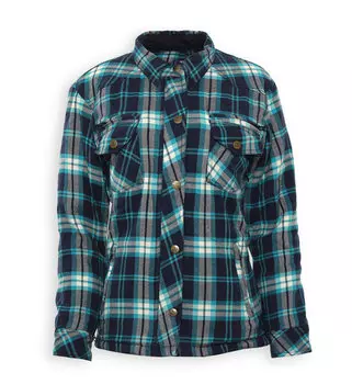 Bores Lumberjack Дамская рубашка, синий/белый