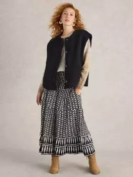 Борг жилетт White Stuff, цвет Pure Black