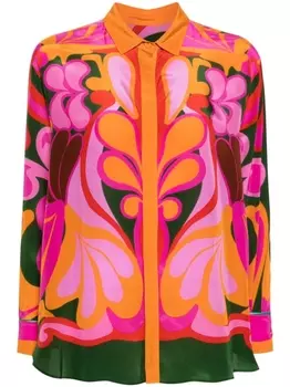 Borgo De Nor рубашка Nova с геометричным принтом, розовый